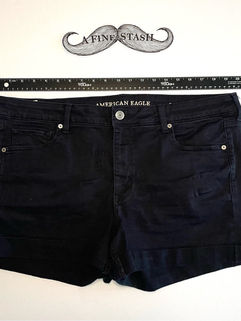 American Eagle Outfitters Black Women's Denim Shorts